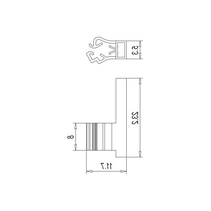 IO-Link 附件、电缆标记套管、夹紧范围1-3mm、可拆式、9ACC01